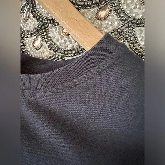 UGG Women's Zoey T-Shirt Dress Short Sleeve Organic Cotton Size M Black - Picture 7 of 9